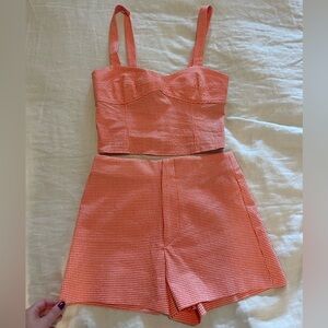 Zara Top and Shorts Set